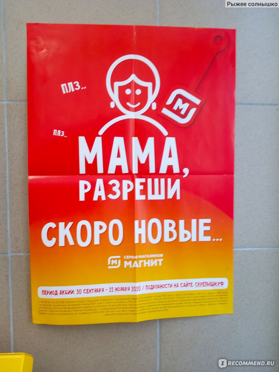 Что дают за Скрепыша магнит 2020?