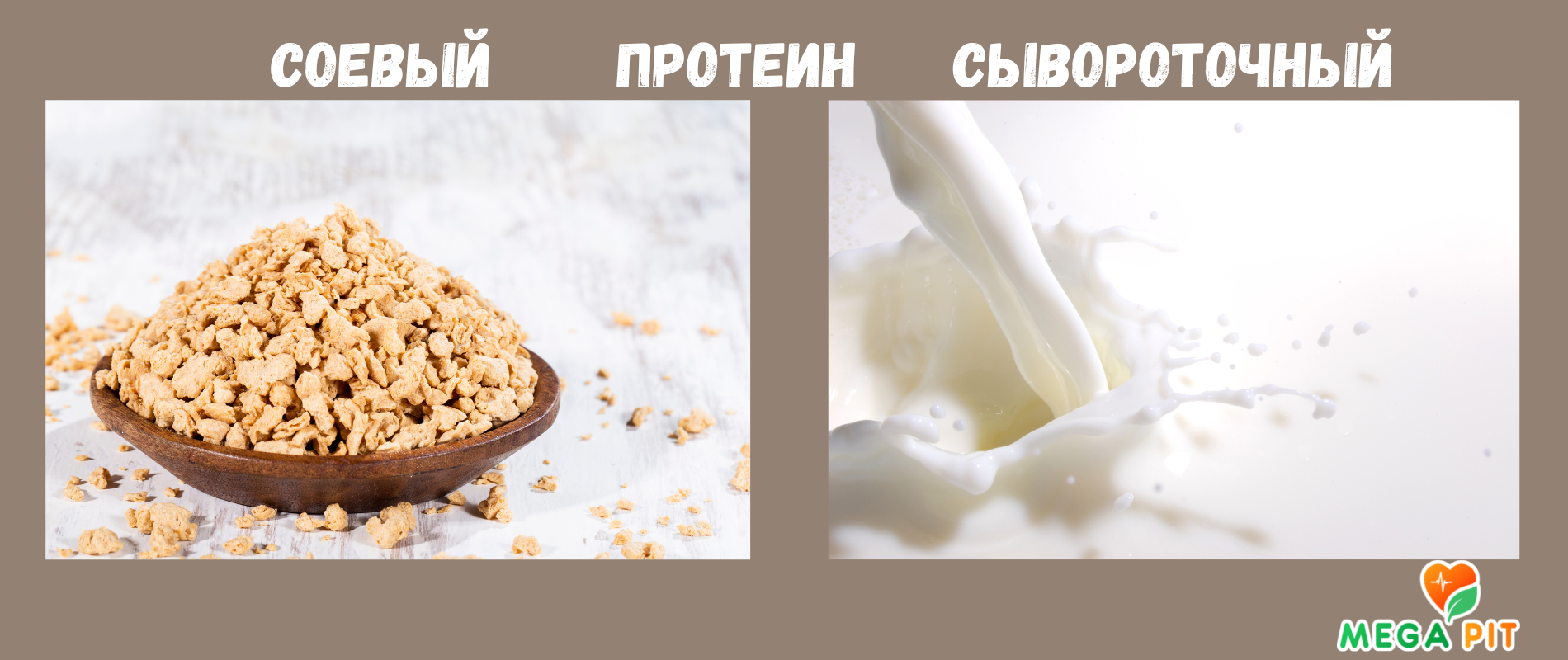 Что лучше сывороточный белок или соевый?