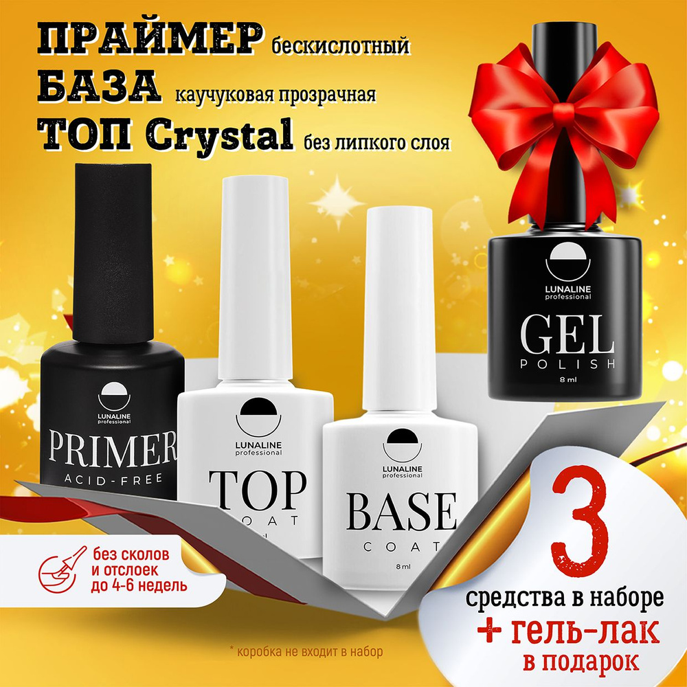 Что входит в базовый набор для нанесения гель лака?