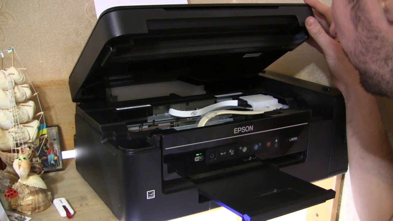 Как подключить wi-fi к принтеру Epson l3050?