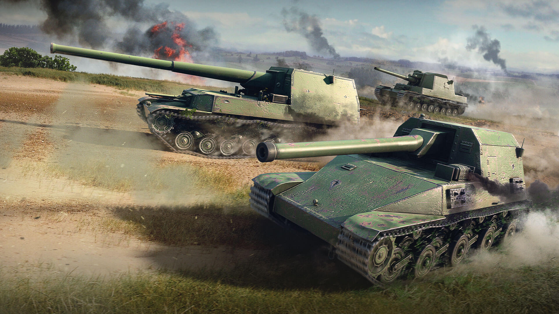 Как стрелять из ПТ Сау в World of Tanks?