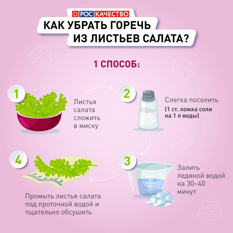 Как убрать горький вкус?