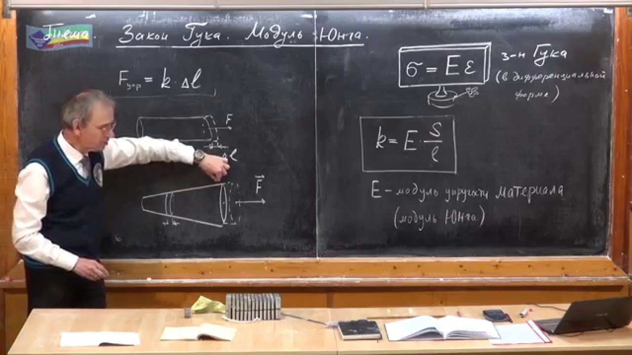 Как звучит закон Гука?