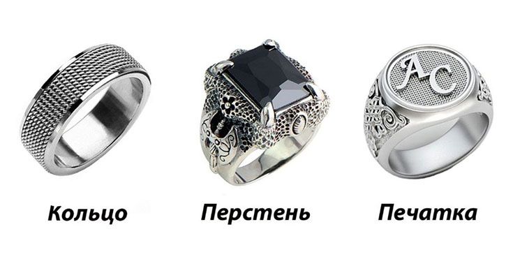 В чем отличие печатки от перстня?